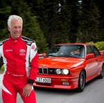Ex-Formel-1-Rennfahrer und Motorsportexperte Christian Danner fährt in einem BMW M3 der Baureihe E30 die AvD-Histo-Tour. 
