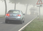 Fahren bei Nebel.
