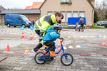 Fahrradtraining für Kinder.