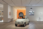 Fiat 500 der Baureihe F in der Ausstellung „The Value of Good Design". 