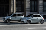 Fiat 500 Hybrid Launch Edition (rechts) und Panda Hybrid Launch Edition.