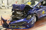 Ford Fiesta im Euro-NCAP-Crashtest.