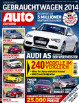Gebrauchtwagen-Sonderheft der „Auto Zeitung“ mit dem GTÜ-Report 2014.