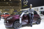 Germany’s next Topmodel Lovelyn hat auf der Essen Motor Show ihren Opel Adam in Empfang genommen.