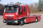 Iveco Eurocargo 120 EL 22 D/P als Abschleppwagen für den Einsatz im Gotthard-Tunnel. 