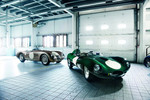 Jaguar C-Type (links) und D-Type.