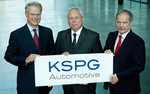 KSPG-Vorstand: Vorstandvorsitzender Dr. Gerd Kleinert, Peter Sebastian Krause (l.) und Dr. Peter Merten (r.).
