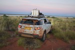 Land Rover Experience Australia 2015: am Ufer des Salzsees Lake Mackay.