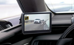 Lexus ES 300h mit digitalen Außenspiegeln.