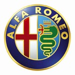 Logo Alfa Romeo.