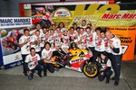 Marc Márquez und das Repsol-Honda-Team.