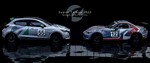 Mazda 2 Bio Concept (links) für den Motorsport. 