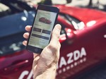 „Mazda Carsharing“-App.