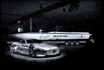 Mercedes-Benz AMG Vision Gran Turismo und das Cigarette Racing 50' Vision GT Concept.