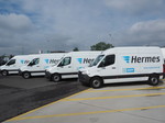 Mercedes-Benz hat 15 e-Sprinter an den Logistiker Hermes übergeben.