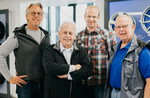 Michael, Karl-Heinz, Ingo und Dieter Büscher (von links).