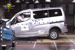 Nissan Evalia im Euro-NCAP-Crashtest.