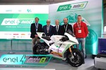 Offizielle Präsentation der neuen Moto-E-Weltmeisterschaft (2.v.r.: Ducati-Chef Claudio Domenicali).
