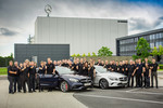 Offizieller Produktionsstart des modellgepflegten Mercedes-Benz CLA und CLA Shooting Brake in Ungarn. 
