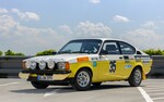 Opel Kadett C GT/E in Rallyeausführung der 1970er-Jahre.
