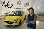 Opel-Markenbotschafter Valentino Rossi mit Opel Adam.