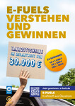 Plakat zur e-Fuel-Kampagne des Bundesverbands mittelständischer Mineralölunternehmen (Uniti).