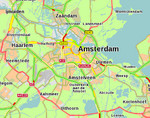 PTV auf der Intertraffic: Die PTV AG hat Life-Daten aus Amsterdam und Umgebung für die Präsentationen aufbereitet.