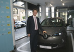 Renault-Vorstand Gilles Normand, Chef der Elektrosparte, bei der Eröffnung des „Electric Vehicle Experience Center“ in Berlin.