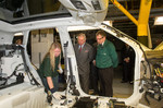 Seine Königliche Hoheit, Prinz Charles, besuchte das Land Rover-Werk Halewood.
