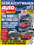 Sonderheft „Auto Zeitung Gebrauchtwagen 2012 mit GTÜ-Report“.