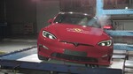 Tesla Model S im Euro-NCAP-Crashtest.