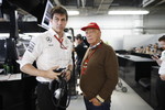 Toto Wolff (l.) und Niki Lauda.