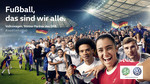 Volkswagen startet seine erste DFB-Werbekampagne mit der deutschen Fußball-Nationalmannschaft. 
