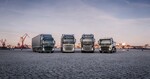 Volvo Trucks: FM, FH, FH 16 und FMX (von links).