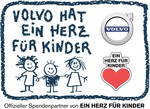 Volvo unterstützt die Aktion „Ein Herz für Kinder“.