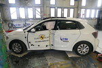 VW Polo im Euro-NCAP-Crashtest.