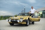 Walter Röhrl und der Porsche 924 Carrera GTS Rallye von 1981. 	