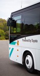 Zur Olympiade werden zehn gebrauchte Iveco Crossway mit Technik von Toyota zu Brennstoffzellenbussen umgebaut.
