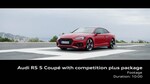 Video: Footage: Audi RS 5 Coupé mit „Competition plus“-Paket.
